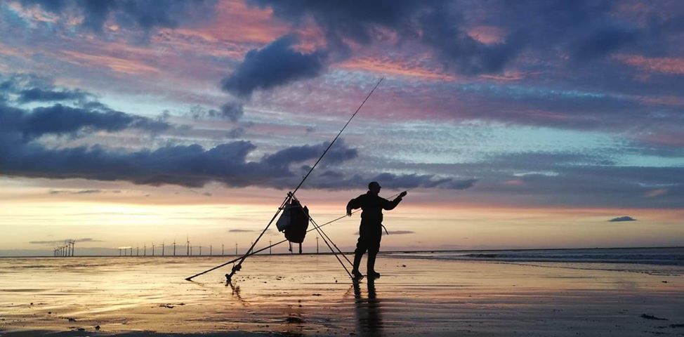Individual Sea angling on local beach at Redcar, Cleveland - 2. Picture by Rob Hendry