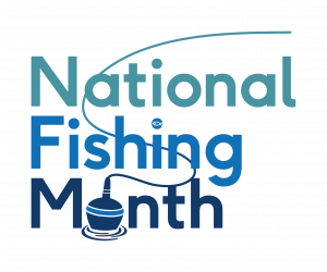 Get Fishing | National Fishing Month Logo 2021